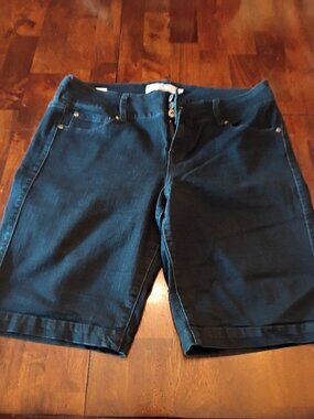 Torrid Dark Wash Denim Bermuda Shorts